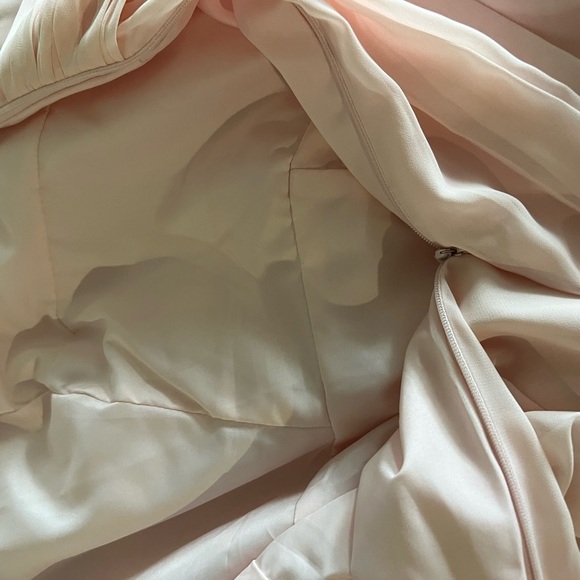 EUC David's Bridal dress size 20 light pink bridesmaid - Picture 6 of 15